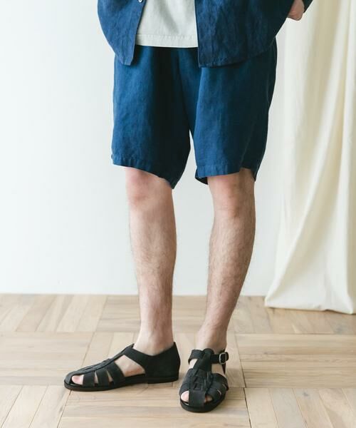 URBAN RESEARCH DOORS / アーバンリサーチ ドアーズ ショート・ハーフ・半端丈パンツ | ツイルリネン イージーショーツ | 詳細23