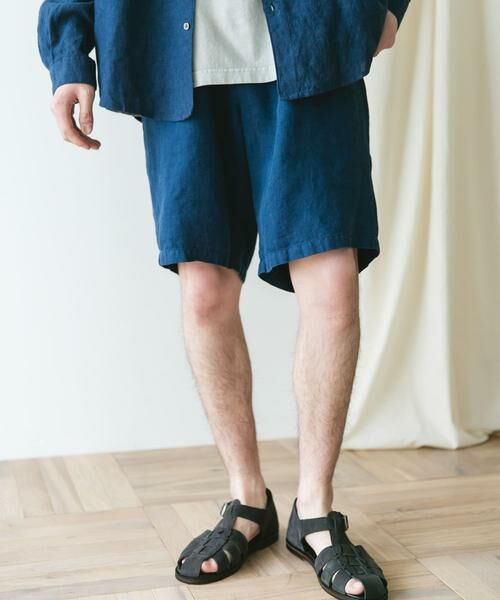 URBAN RESEARCH DOORS / アーバンリサーチ ドアーズ ショート・ハーフ・半端丈パンツ | ツイルリネン イージーショーツ | 詳細24