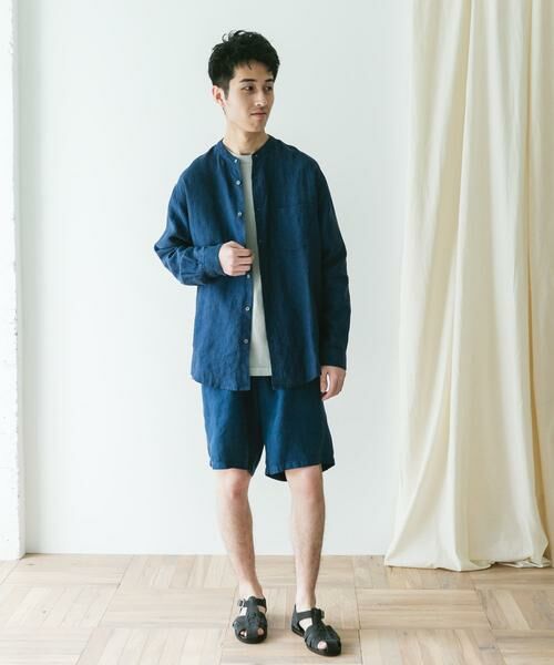 URBAN RESEARCH DOORS / アーバンリサーチ ドアーズ ショート・ハーフ・半端丈パンツ | ツイルリネン イージーショーツ | 詳細25