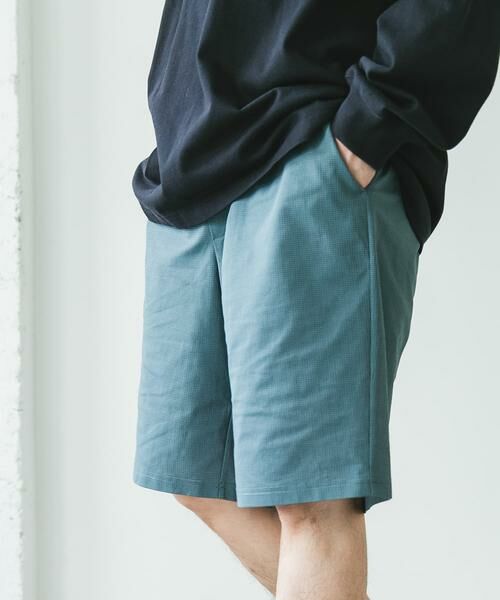 URBAN RESEARCH DOORS / アーバンリサーチ ドアーズ ショート・ハーフ・半端丈パンツ | 『吸水速乾/接触冷感/イージーケア』クイックドライ ワッフルメッシュ ショーツ | 詳細3