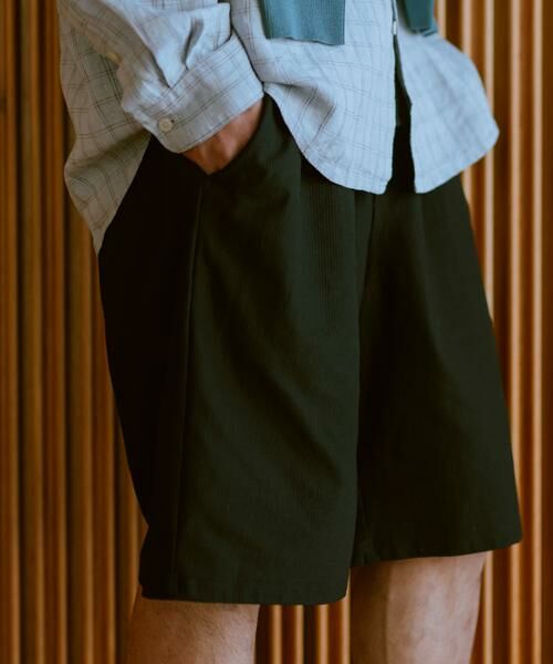 URBAN RESEARCH DOORS/アーバンリサーチ ドアーズ 『吸水速乾/接触冷感/イージーケア』クイックドライ ワッフルメッシュ ショーツ ブラック L URBAN RESEARCH DOORS/アーバンリサーチ ドアーズ 『吸水速乾/接触冷感/イージーケア』クイックドライ ワッフルメッシュ ショーツ ブラック L