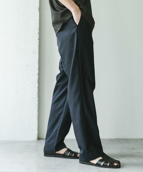 URBAN RESEARCH DOORS / アーバンリサーチ ドアーズ その他パンツ | 『接触冷感/防シワ/UVカット/マシンウォッシャブル』ドライギャバジン イージースラックス | 詳細10