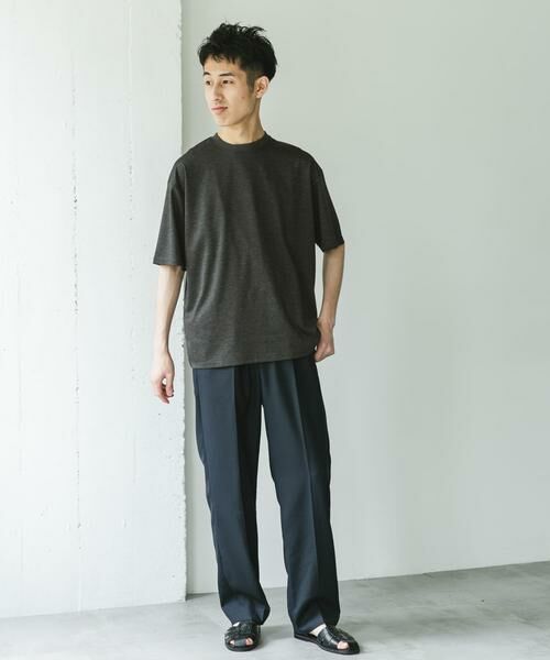 URBAN RESEARCH DOORS / アーバンリサーチ ドアーズ その他パンツ | 『接触冷感/防シワ/UVカット/マシンウォッシャブル』ドライギャバジン イージースラックス | 詳細12