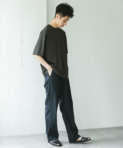 URBAN RESEARCH DOORS / アーバンリサーチ ドアーズ その他パンツ | 『接触冷感/防シワ/UVカット/マシンウォッシャブル』ドライギャバジン イージースラックス | 詳細13