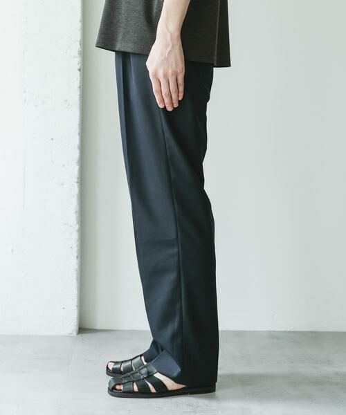 URBAN RESEARCH DOORS / アーバンリサーチ ドアーズ その他パンツ | 『接触冷感/防シワ/UVカット/マシンウォッシャブル』ドライギャバジン イージースラックス | 詳細18