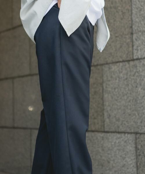 URBAN RESEARCH DOORS / アーバンリサーチ ドアーズ その他パンツ | 『接触冷感/防シワ/UVカット/マシンウォッシャブル』ドライギャバジン イージースラックス | 詳細3