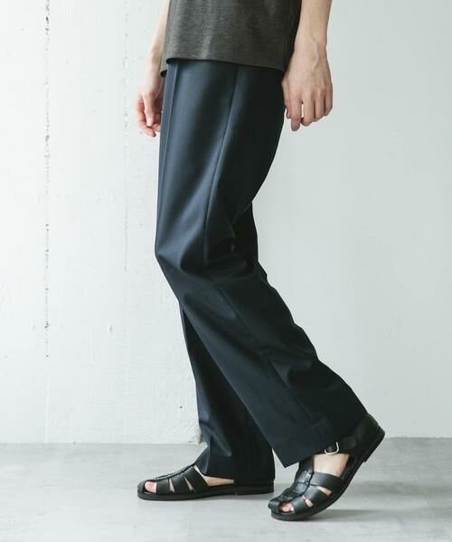 URBAN RESEARCH DOORS / アーバンリサーチ ドアーズ その他パンツ | 『接触冷感/防シワ/UVカット/マシンウォッシャブル』ドライギャバジン イージースラックス | 詳細7