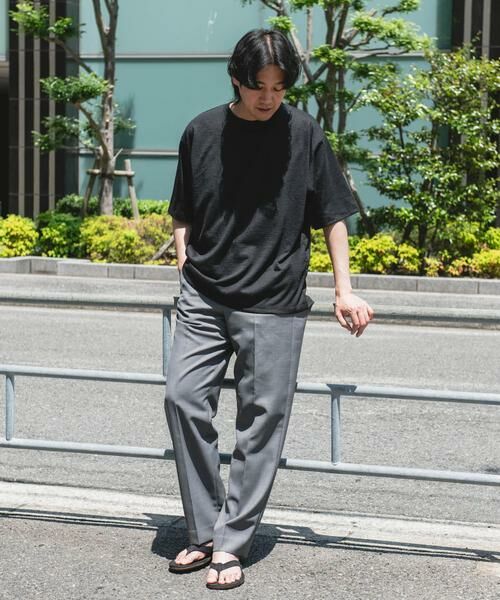 URBAN RESEARCH DOORS / アーバンリサーチ ドアーズ その他パンツ | 『接触冷感/防シワ/UVカット/マシンウォッシャブル』ドライギャバジン イージースラックス | 詳細30