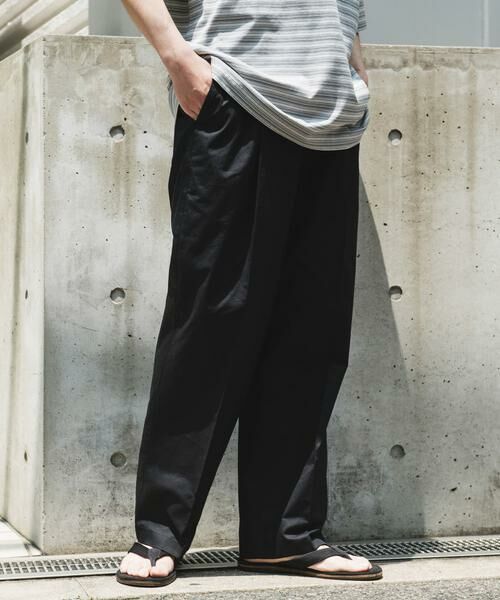 URBAN RESEARCH DOORS / アーバンリサーチ ドアーズ その他パンツ | コットンリネンマーセライズライトチノトラウザー | 詳細1