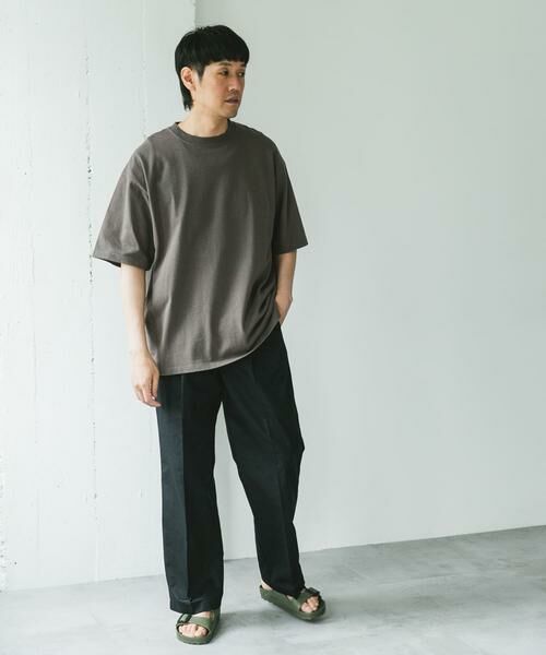 URBAN RESEARCH DOORS / アーバンリサーチ ドアーズ その他パンツ | コットンリネンマーセライズライトチノトラウザー | 詳細10