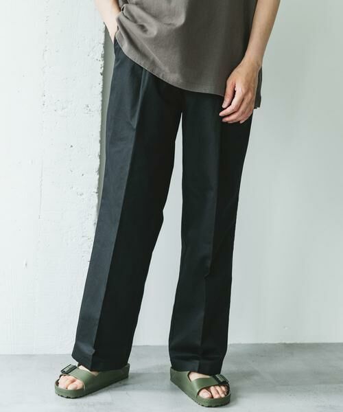 URBAN RESEARCH DOORS / アーバンリサーチ ドアーズ その他パンツ | コットンリネンマーセライズライトチノトラウザー | 詳細6