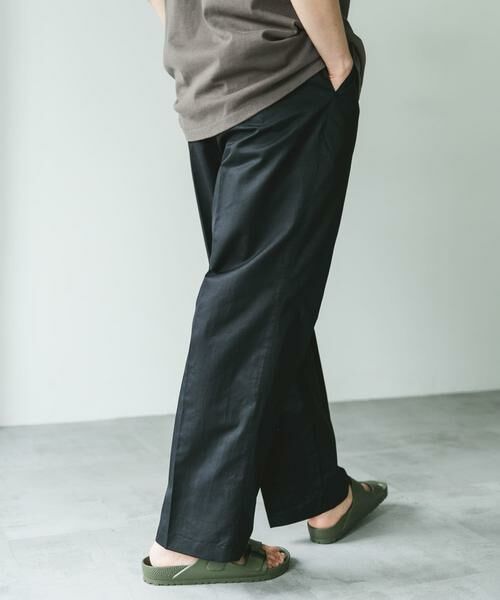 URBAN RESEARCH DOORS / アーバンリサーチ ドアーズ その他パンツ | コットンリネンマーセライズライトチノトラウザー | 詳細8