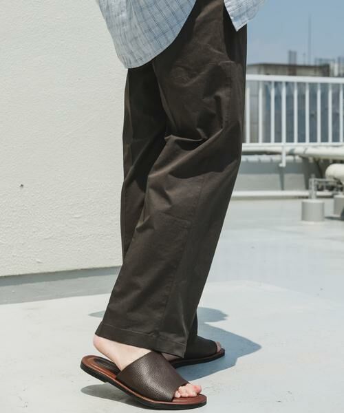 URBAN RESEARCH DOORS / アーバンリサーチ ドアーズ その他パンツ | コットンリネンマーセライズライトチノトラウザー | 詳細30
