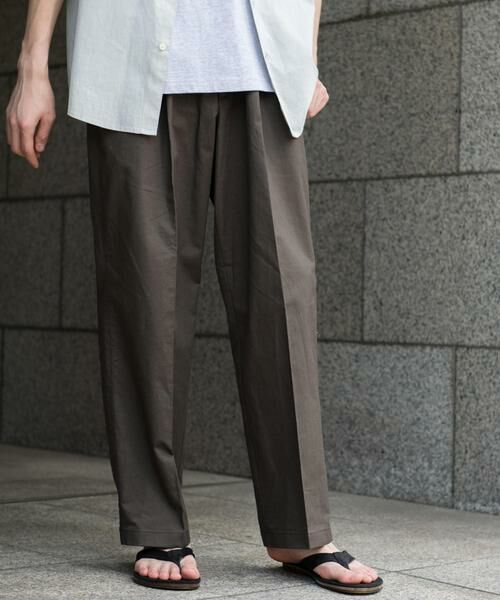 URBAN RESEARCH DOORS / アーバンリサーチ ドアーズ その他パンツ | コットンリネンマーセライズライトチノトラウザー | 詳細22