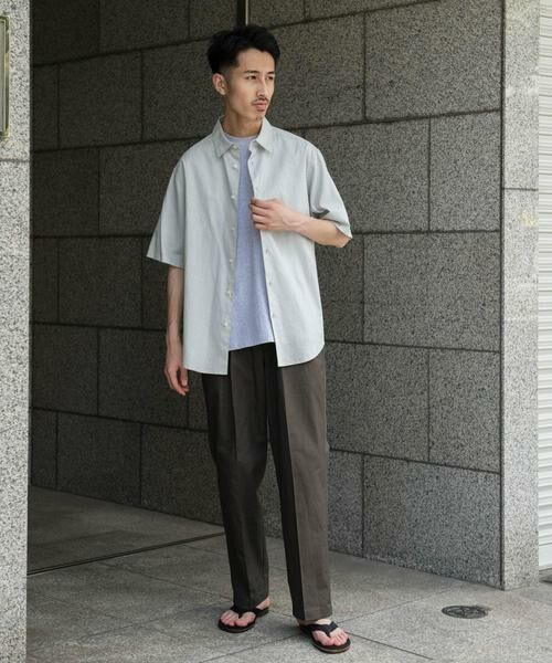 URBAN RESEARCH DOORS / アーバンリサーチ ドアーズ その他パンツ | コットンリネンマーセライズライトチノトラウザー | 詳細24