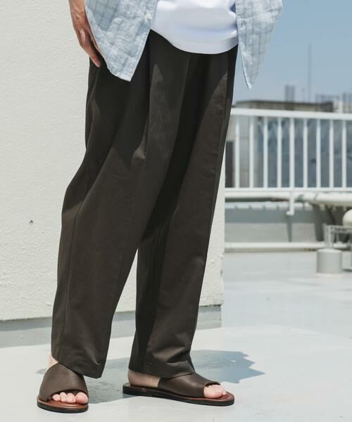 URBAN RESEARCH DOORS / アーバンリサーチ ドアーズ その他パンツ | コットンリネンマーセライズライトチノトラウザー | 詳細27