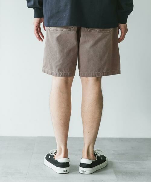 URBAN RESEARCH DOORS / アーバンリサーチ ドアーズ ショート・ハーフ・半端丈パンツ | ガーメントダイダックワイドショーツ | 詳細11