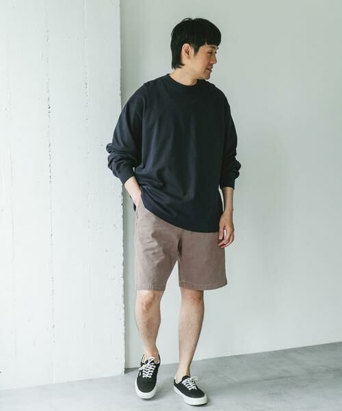 URBAN RESEARCH DOORS / アーバンリサーチ ドアーズ ショート・ハーフ・半端丈パンツ | ガーメントダイダックワイドショーツ | 詳細7