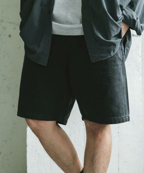 URBAN RESEARCH DOORS / アーバンリサーチ ドアーズ ショート・ハーフ・半端丈パンツ | ガーメントダイダックワイドショーツ | 詳細19
