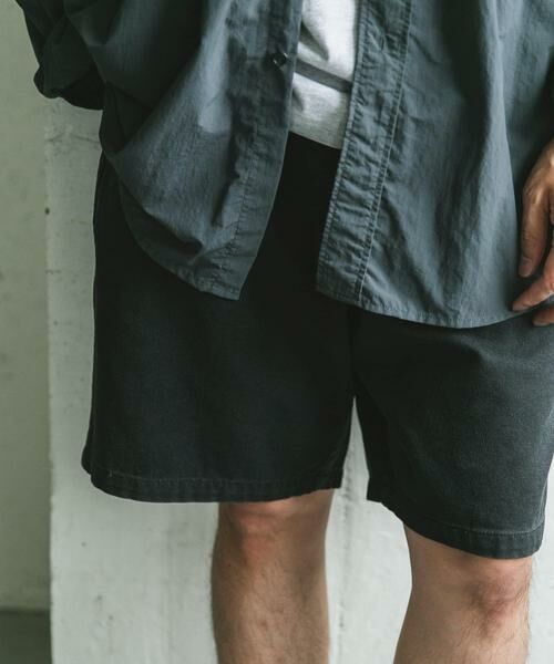 URBAN RESEARCH DOORS / アーバンリサーチ ドアーズ ショート・ハーフ・半端丈パンツ | ガーメントダイダックワイドショーツ | 詳細20