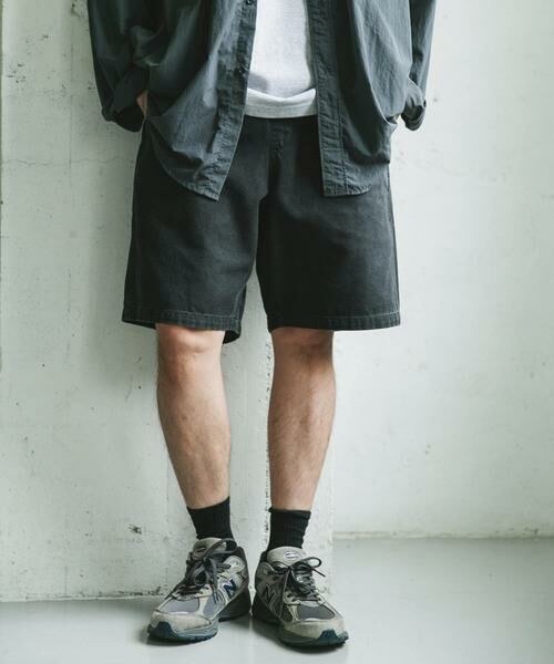 URBAN RESEARCH DOORS / アーバンリサーチ ドアーズ ショート・ハーフ・半端丈パンツ | ガーメントダイダックワイドショーツ | 詳細21