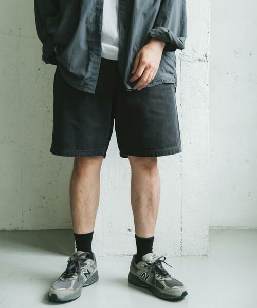 URBAN RESEARCH DOORS / アーバンリサーチ ドアーズ ショート・ハーフ・半端丈パンツ | ガーメントダイダックワイドショーツ | 詳細22