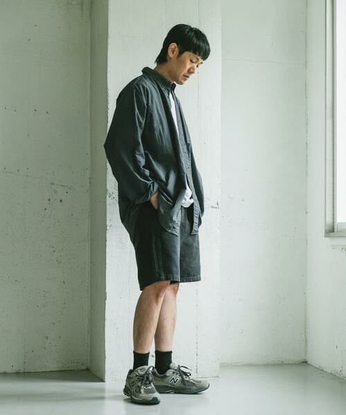 URBAN RESEARCH DOORS / アーバンリサーチ ドアーズ ショート・ハーフ・半端丈パンツ | ガーメントダイダックワイドショーツ | 詳細24