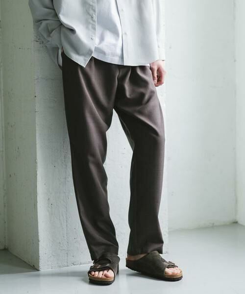 URBAN RESEARCH DOORS / アーバンリサーチ ドアーズ その他パンツ | 『イージーケア/速乾』リネンライクイージートラウザー | 詳細2