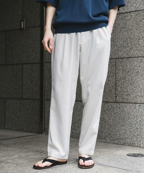 URBAN RESEARCH DOORS / アーバンリサーチ ドアーズ その他パンツ | 『イージーケア/速乾』リネンライクイージートラウザー | 詳細13