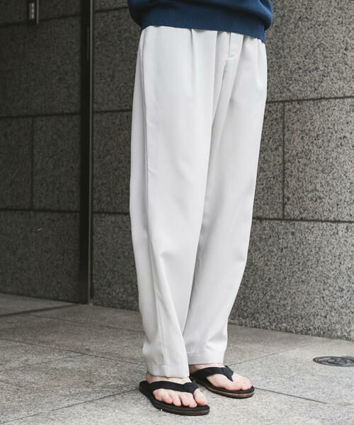 URBAN RESEARCH DOORS / アーバンリサーチ ドアーズ その他パンツ | 『イージーケア/速乾』リネンライクイージートラウザー | 詳細15