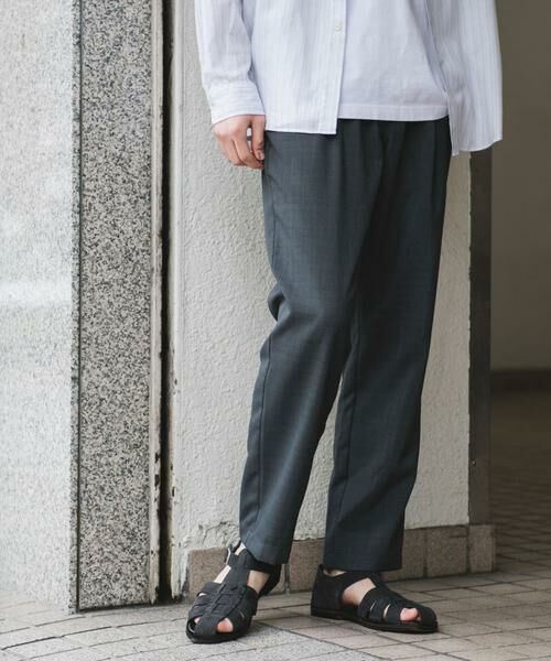URBAN RESEARCH DOORS / アーバンリサーチ ドアーズ その他パンツ | 『イージーケア/速乾』リネンライクイージートラウザー | 詳細30