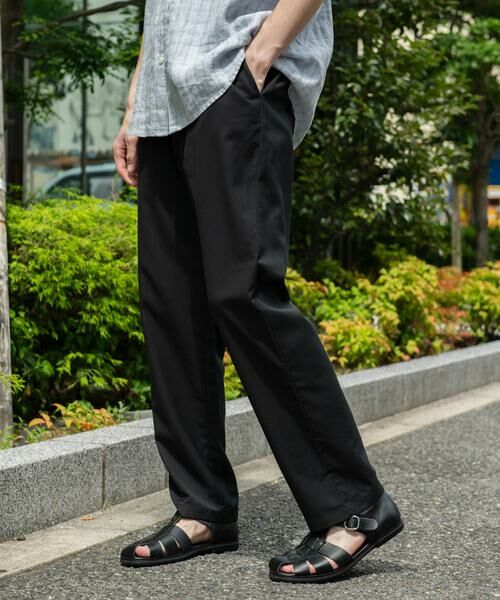 URBAN RESEARCH DOORS / アーバンリサーチ ドアーズ その他パンツ | 『速乾/接触冷感/イージーケア』ウールライクイージートラウザー | 詳細5