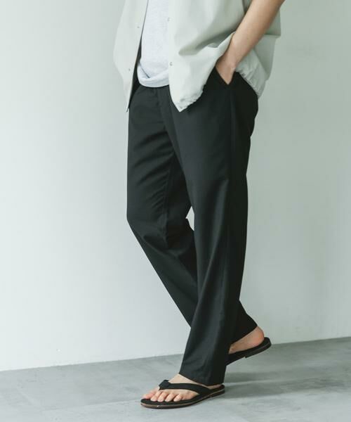 URBAN RESEARCH DOORS / アーバンリサーチ ドアーズ その他パンツ | 『速乾/接触冷感/イージーケア』ウールライクイージートラウザー | 詳細9