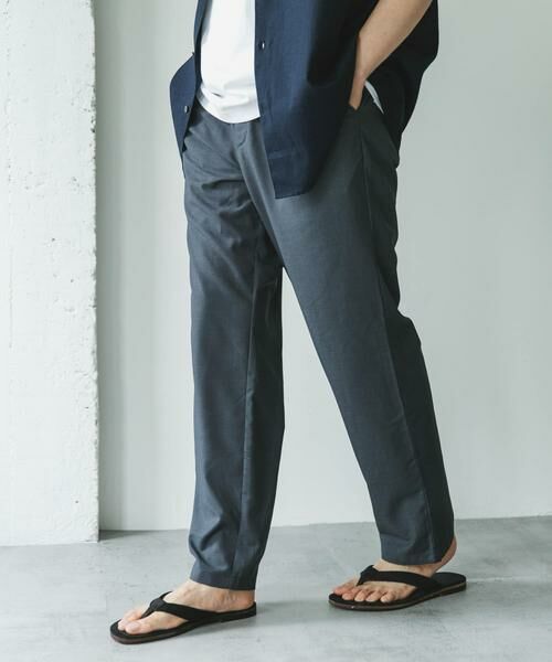 URBAN RESEARCH DOORS / アーバンリサーチ ドアーズ その他パンツ | 『速乾/接触冷感/イージーケア』ウールライクイージートラウザー | 詳細30
