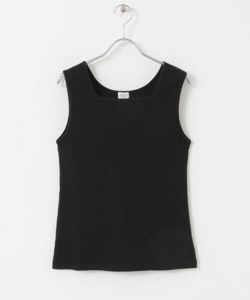URBAN RESEARCH DOORS / アーバンリサーチ ドアーズ タンクトップ | 針抜きテレコスクエアタンクトップ | 詳細3