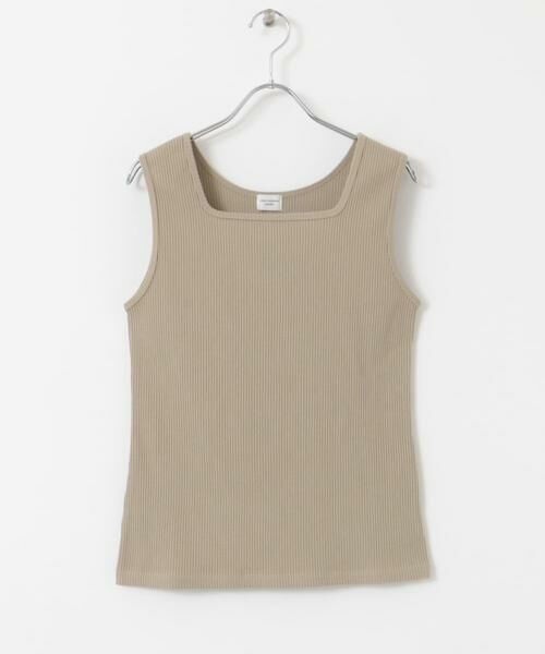 URBAN RESEARCH DOORS / アーバンリサーチ ドアーズ タンクトップ | 針抜きテレコスクエアタンクトップ | 詳細5