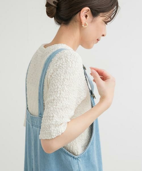 URBAN RESEARCH DOORS / アーバンリサーチ ドアーズ Tシャツ | ポコポコレース5分袖Tシャツ | 詳細2