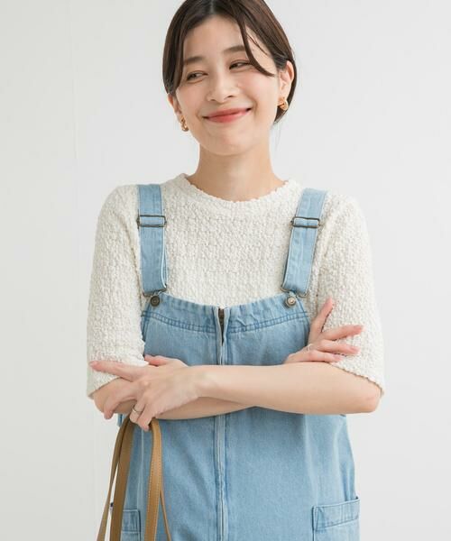 URBAN RESEARCH DOORS / アーバンリサーチ ドアーズ Tシャツ | ポコポコレース5分袖Tシャツ | 詳細3