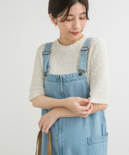 URBAN RESEARCH DOORS / アーバンリサーチ ドアーズ Tシャツ | ポコポコレース5分袖Tシャツ | 詳細4