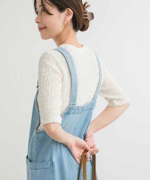 URBAN RESEARCH DOORS / アーバンリサーチ ドアーズ Tシャツ | ポコポコレース5分袖Tシャツ | 詳細5