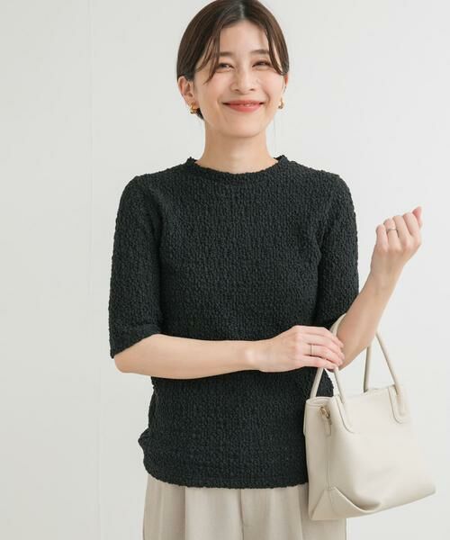 URBAN RESEARCH DOORS / アーバンリサーチ ドアーズ Tシャツ | ポコポコレース5分袖Tシャツ | 詳細16