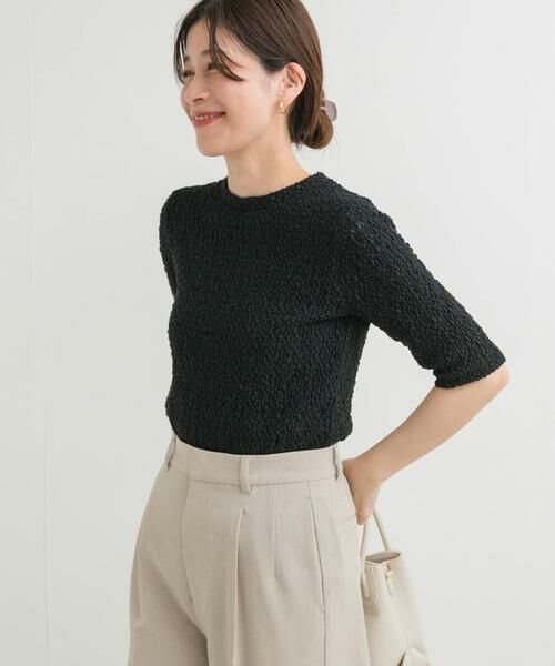 URBAN RESEARCH DOORS / アーバンリサーチ ドアーズ Tシャツ | ポコポコレース5分袖Tシャツ | 詳細17