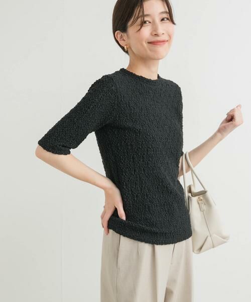 URBAN RESEARCH DOORS / アーバンリサーチ ドアーズ Tシャツ | ポコポコレース5分袖Tシャツ | 詳細20