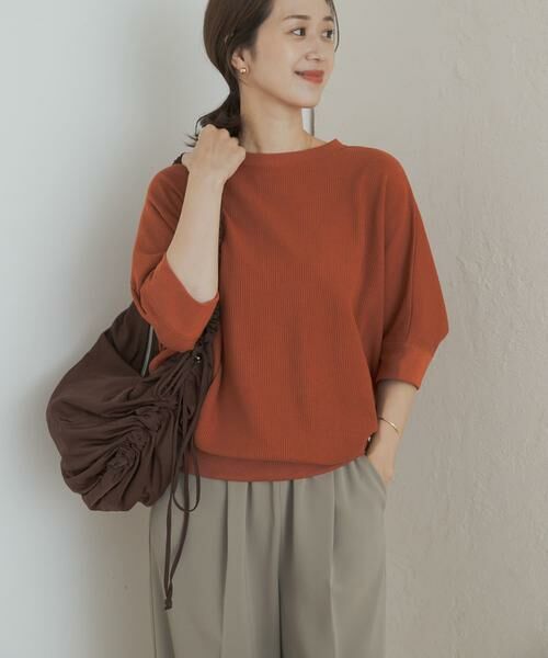 URBAN RESEARCH DOORS / アーバンリサーチ ドアーズ Tシャツ | タックフライスワイドTシャツ | 詳細1