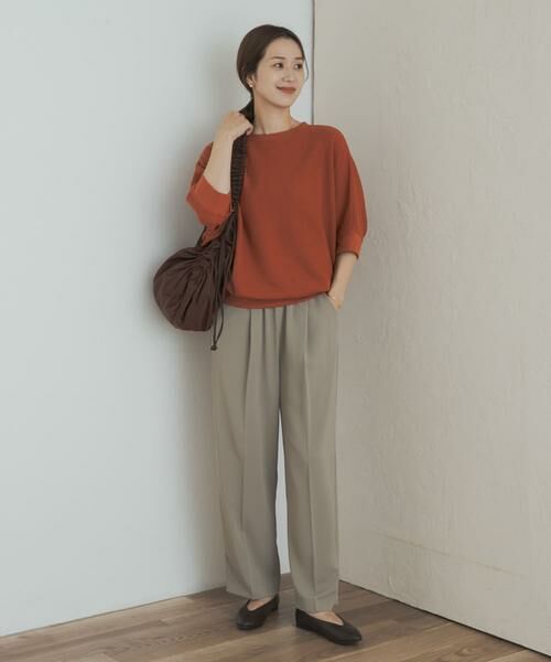 URBAN RESEARCH DOORS / アーバンリサーチ ドアーズ Tシャツ | タックフライスワイドTシャツ | 詳細5