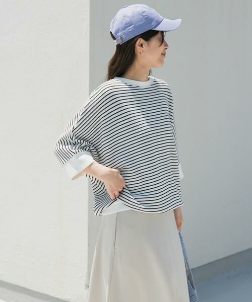 URBAN RESEARCH DOORS / アーバンリサーチ ドアーズ Tシャツ | タックフライスワイドTシャツ | 詳細21