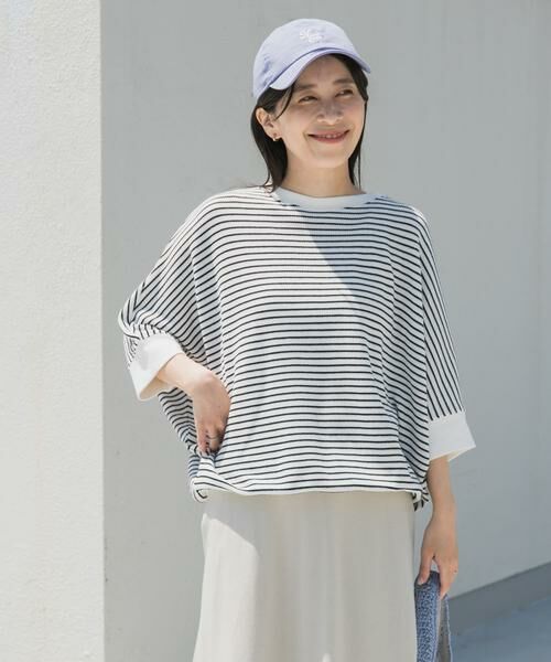 URBAN RESEARCH DOORS / アーバンリサーチ ドアーズ Tシャツ | タックフライスワイドTシャツ | 詳細22