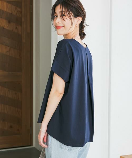 URBAN RESEARCH DOORS / アーバンリサーチ ドアーズ Tシャツ | 『仁村紗和さん着用』『UR TECH』サマシェアバックデザインプルオーバー | 詳細1