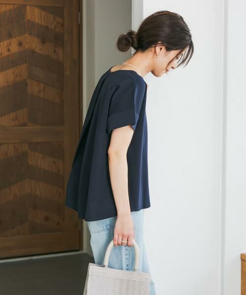 URBAN RESEARCH DOORS / アーバンリサーチ ドアーズ Tシャツ | 『仁村紗和さん着用』『UR TECH』サマシェアバックデザインプルオーバー | 詳細7