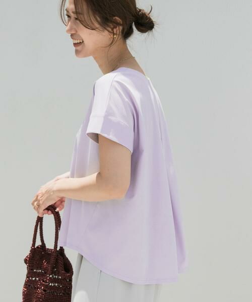 URBAN RESEARCH DOORS / アーバンリサーチ ドアーズ Tシャツ | 『仁村紗和さん着用』『UR TECH』サマシェアバックデザインプルオーバー | 詳細21